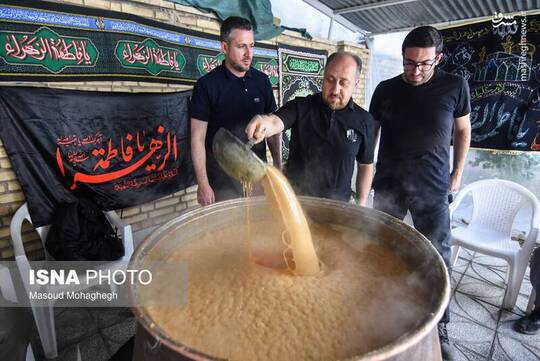 سنت خانگی نذر سمنوپزان در سمنان