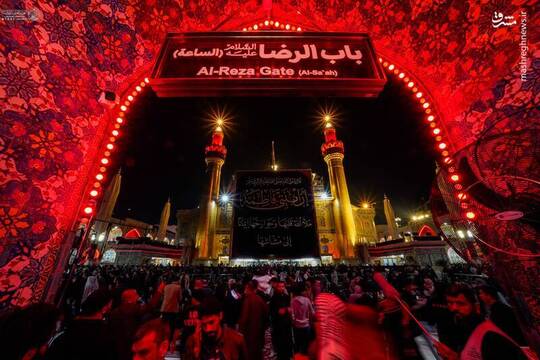 مراسم شام غریبان حضرت زهرا(س) در حرم امیرالمومنین