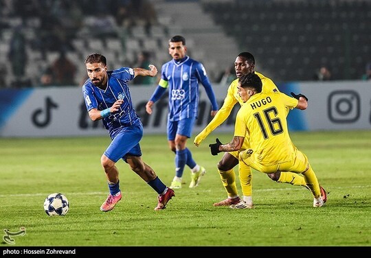 دیدار تیم‌های فوتبال استقلال و الوصل امارات