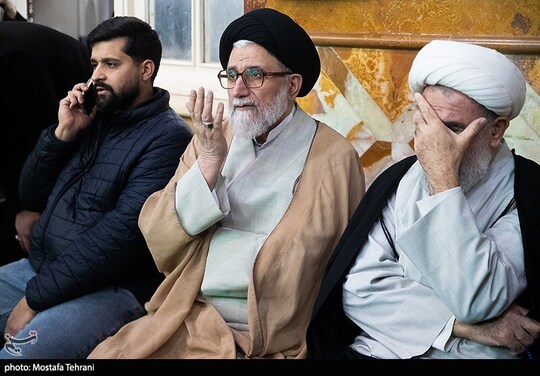 حضور حجت‌الاسلام والمسلمین سید اسماعیل خطیب وزیر اطلاعات درمراسم بزرگداشت ابوالشهید حاج عبدالله طائب