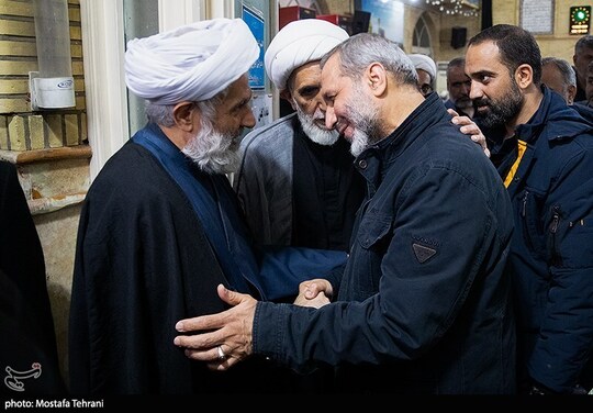 حضور سردار سید مجید موسوی فرمانده نیروی هوافضای سپاه پاسداران در مراسم بزرگداشت ابوالشهید حاج عبدالله طائب