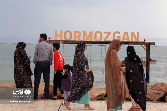 ساحل خواجه عطا بعد از بارش باران