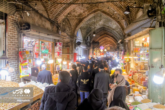 بازار تبریز در تب‌و تاب بلندترین شب سال