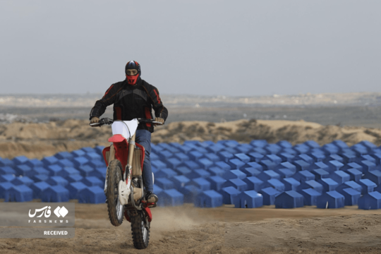بازگشت موتورسواری به تپه‌های شنی غزه