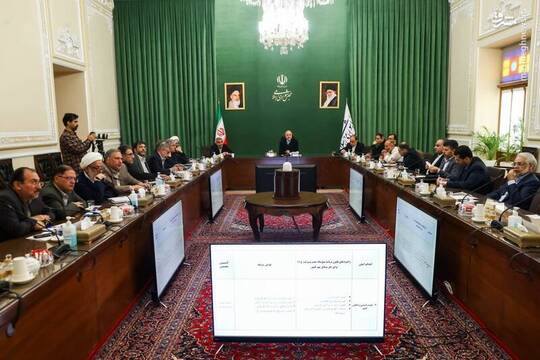 حضور قالیباف در جلسه شورای هماهنگی مجلس