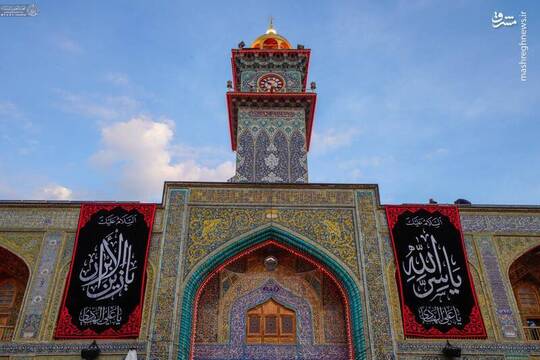 کتیبه‌های شهادت علی النقی(ع) در حرم امیرالمومنین