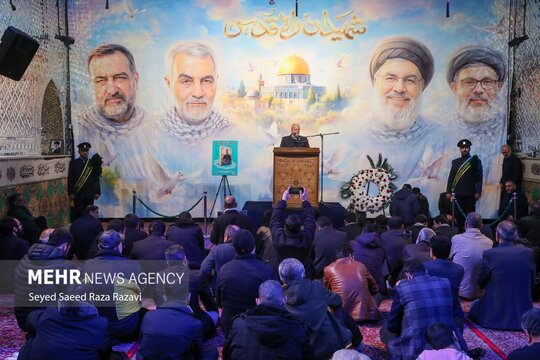 دومین سالگرد شهادت سردار سید رضی موسوی در امام زاده صالح (ع)