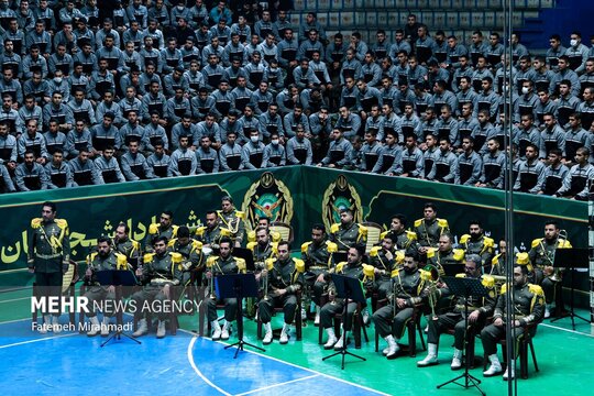 آیین افتتاحیه چهاردهمین‌ المپیاد فرهنگی ورزشی دانشگاه‌های نیروهای مسلح