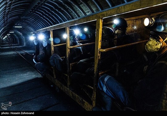 بازدید اصحاب رسانه از معدن زغال‌سنگ طبس