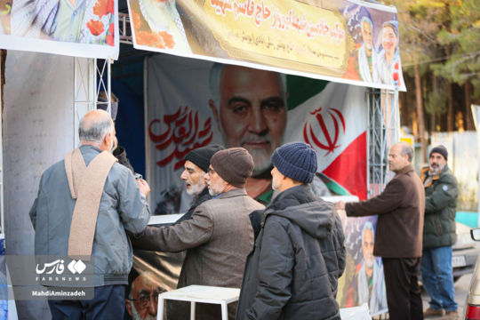 آماده‌سازی مواکب در آستانه ششمین سالگرد حاج قاسم