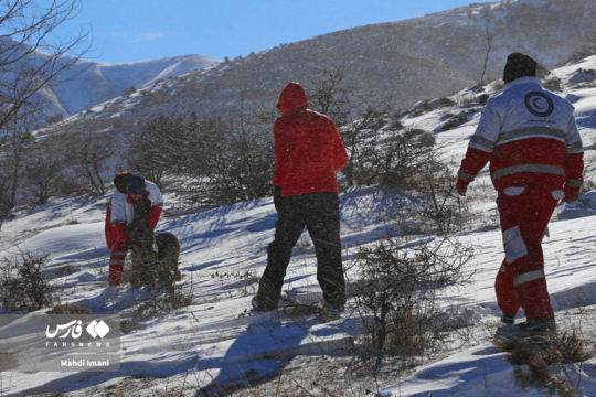 تلاش در طوفان و کولاک برای نجات جان نوجوان گم شده
