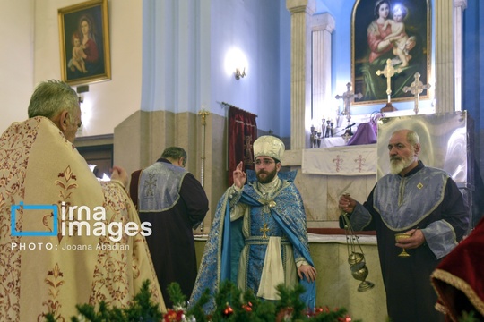 مراسم تولد و غسل تعمید عیسی مسیح، با حضور جمعی از هموطنان ارامنه در کلیسای گریگور روشنگر تهران برگزار شد.
