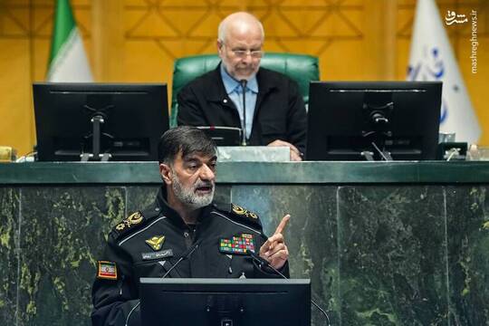 حضور سردار رادان در جلسه غیر علنی امروز مجلس