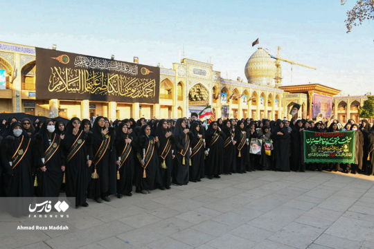دسته‌های عزاداری شهادت حضرت شاهچراغ(ع)