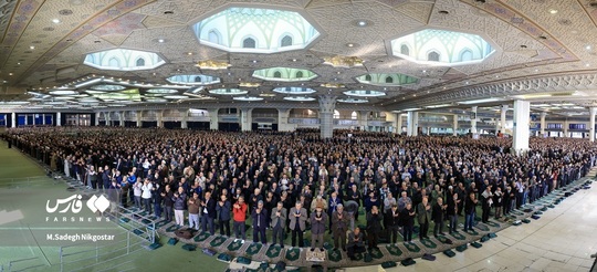 نماز عبادی سیاسی جمعه این هفته تهران به امامت حجت الاسلام ابوترابی فرد در مصلی امام خمینی (ره) تهران برگزار شد.