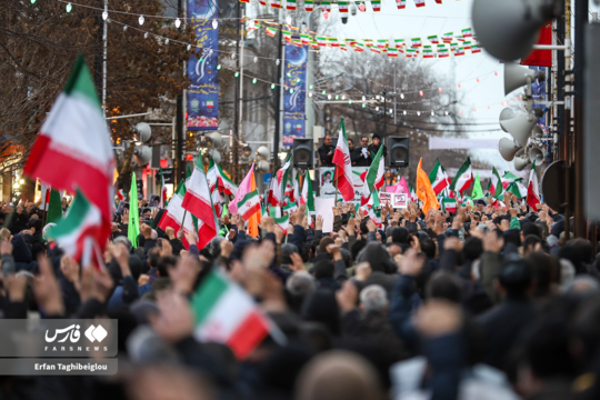 راهپیمایی زنجانی‌ها در محکومیت اغتشاش و ناامنی