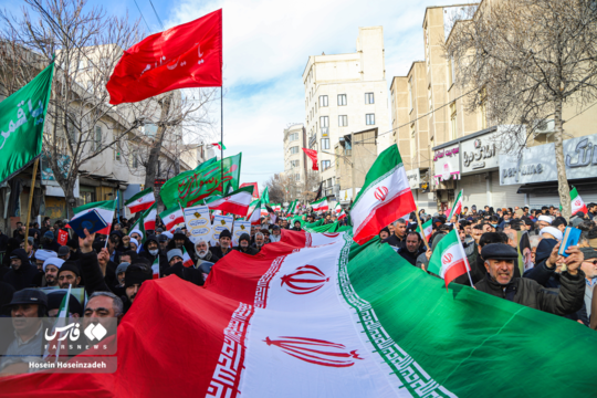 خروش اردبیلی‌ها در محکومیت اغتشاشات