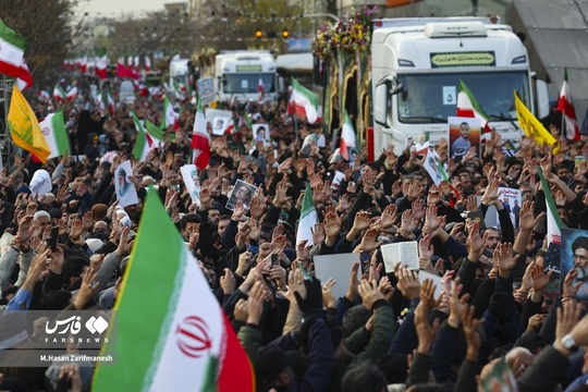 تشییع پیکر شهدای امنیت تهران