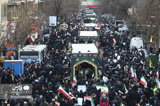 تشییع پیکر شهدای امنیت تهران