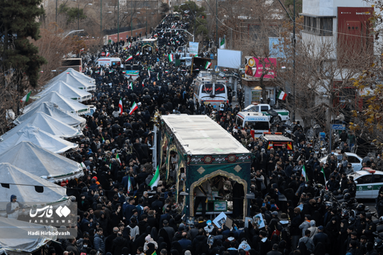 تشییع پیکر شهدای امنیت تهران