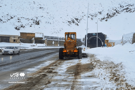 جاده چالوس در آغوش زمستان