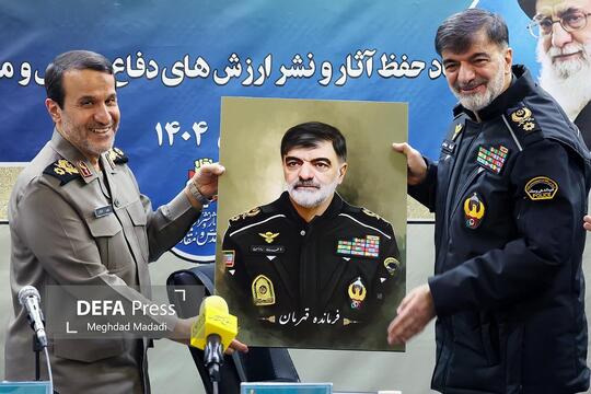 سردار احمدرضا رادان فرمانده کل انتظامی کشور در همایش مدیران بنیاد حفظ آثار و نشر ارزش‌های دفاع مقدس و مقاومت