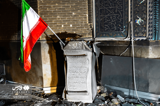 مسجدی که پس از ۴۴ سال بار دیگر در آتش آشوبگران سوخت