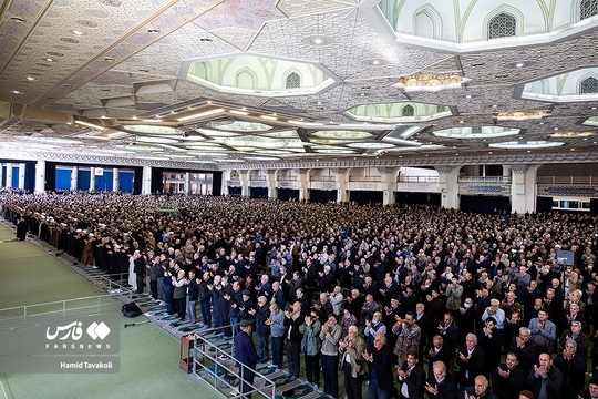 نماز عبادی سیاسی جمعه ۲۶ دی این هفته تهران به امامت آیت الله خاتمی در مصلی امام خمینی (ره) تهران برگزار شد.....