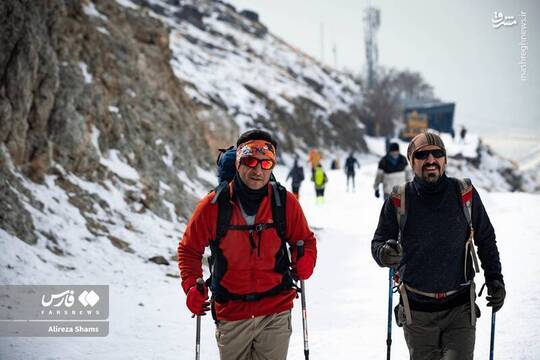 حال خوب تهرانی‌ها در ارتفاعات برفی توچال