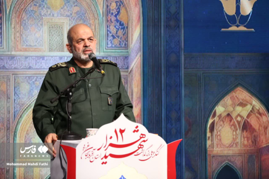 کنگره ملی ۱۲ هزار شهید آذربایجان‌ غربی با حضور سردار وحیدی جانشین فرمانده کل سپاه پاسداران انقلاب اسلامی در سالن آهندوست برگزار شد.