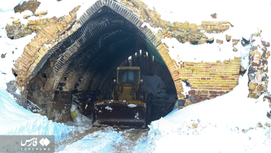 برف‌روبی جاده‌های مازندران