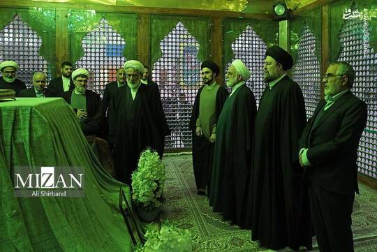 حضور رئیس و مسئولان عالی قضایی در حرم امام خمینی(ره)