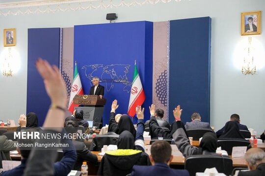 نشست خبری سخنگوی وزارت امور خارجه