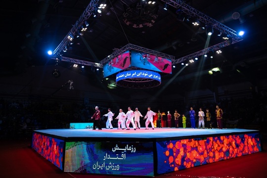 رزمایش اقتدار ورزش ایران با مشارکت فدراسیون‌های رزمی و با حضور احمد دنیامالی و حمیدرضا حاجی‌بابایی و اهالی رشته‌های مختلف رزمی در سالن شهید افراسیابی مجموعه ورزشی شیرودی برگزار شد.