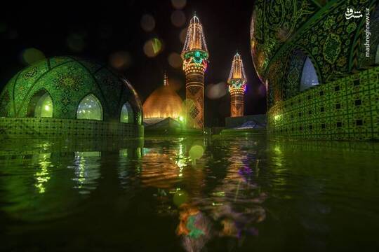 نیمه شعبان بارانی در کربلا