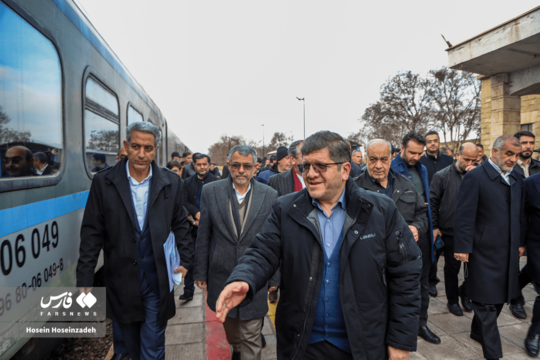 بهره‌برداری آزمایشی از پروژه ملی راه‌آهن اردبیل - میانه،  با حضور معاون وزیر راه و شهرسازی، مدیرعامل شرکت راه‌آهن، نمایندگان اردبیل، جمعی از مسئولان استانی، خبرنگاران و اصحاب رسانه آغاز شد؛