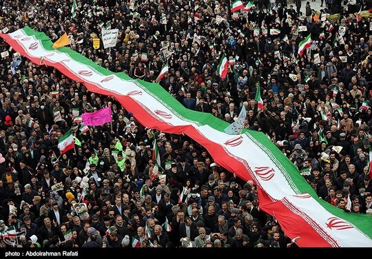 راهپیمایی 22 بهمن در همدان