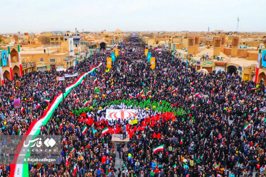 راهپیمایی ۲۲ بهمن در یزد