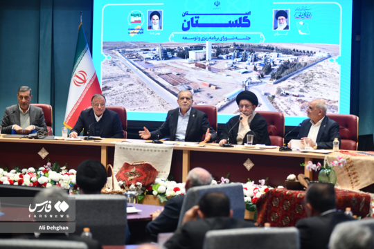 حضور مسعود پزشکیان رییس جمهور در جلسه شورای برنامه‌ریزی و توسعه استان گلستان