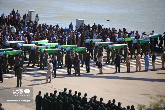 ورود پیکر ۸۵ شهید دفاع مقدس از مرز آبی اروند رود به کشور