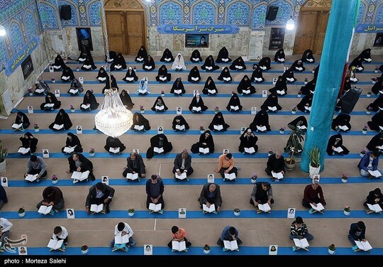 مراسم جزخوانی قرآن کریم آستان مقدس امامزاده نرمی اصفهان