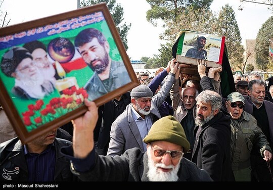 مراسم تشییع و خاکسپاری مادر شهید احمد متوسلیان