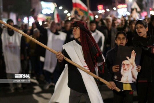 راهپیمایی کفن‌پوشان در بیرجند