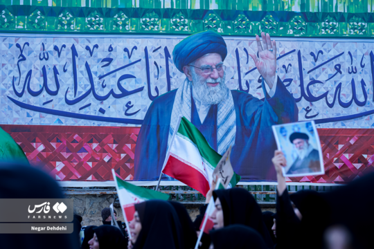 اجتماع سوگواران رهبر شهید انقلاب در خرم‌آباد