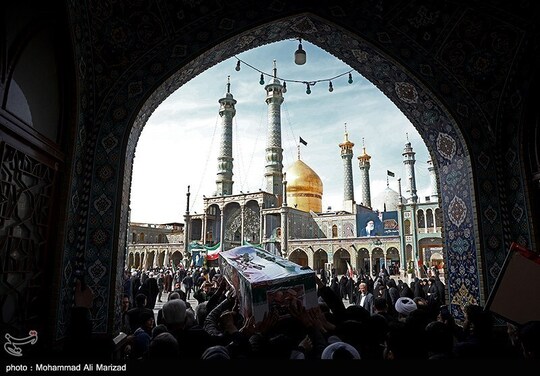 تشییع پیکر شهید حجت‌الاسلام «محسن مهدوی کلاته» - قم