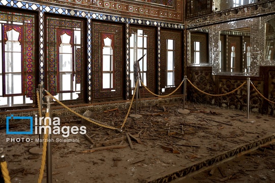 خسارات ناشی از تجاوز هوایی آمریکا و رژیم صهیونیستی به کاخ گلستان