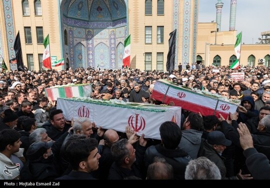 تشییع پیکر شهدای حملات آمریکایی صهیونی در ارومیه