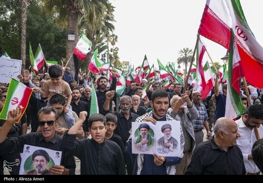 اجتماع مردمی بیعت با آیت‌الله سید مجتبی خامنه‌ای سومین رهبر معظم انقلاب اسلامی - لامرد