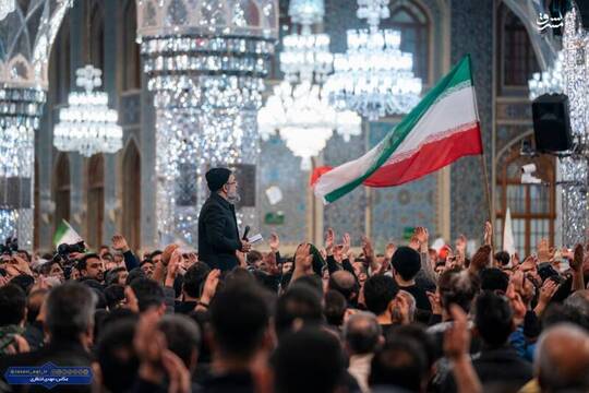 مراسم چهارپایه خوانی روز شهادت امیرالمومنین در حرم رضوی