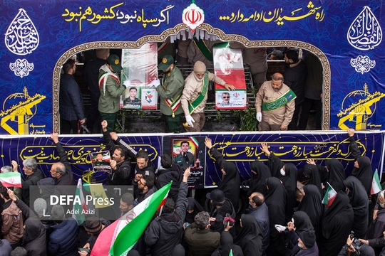 تشییع پیکر سپهبد شهید محمد پاکپور و راهپیمایی روز قدس در اراک